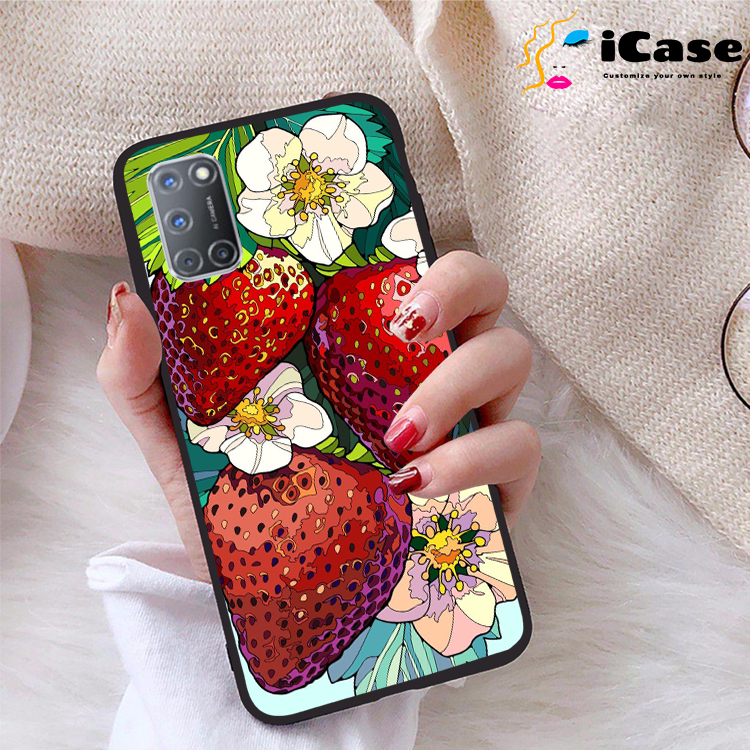 Ốp lưng Oppo A92 viền dẻo TPU BST Trái Cây
