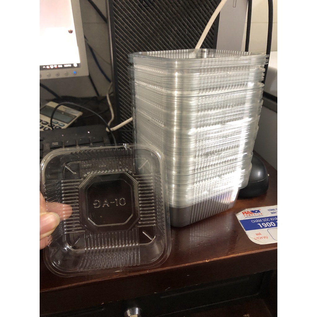 Khay bánh trung thu cỡ 10*10*4cm tập 100 chiếc
