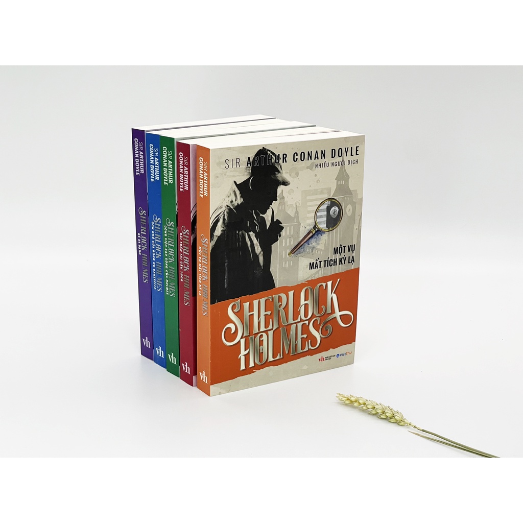 Sách - combo 5 tập sherlock holmes -