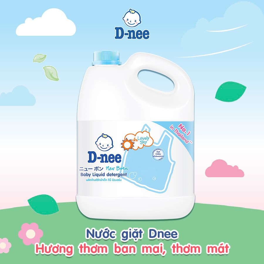 Nước giặt Dnee Thái Lan 3000ml - Chính hãng Công Ty Đại Thịnh