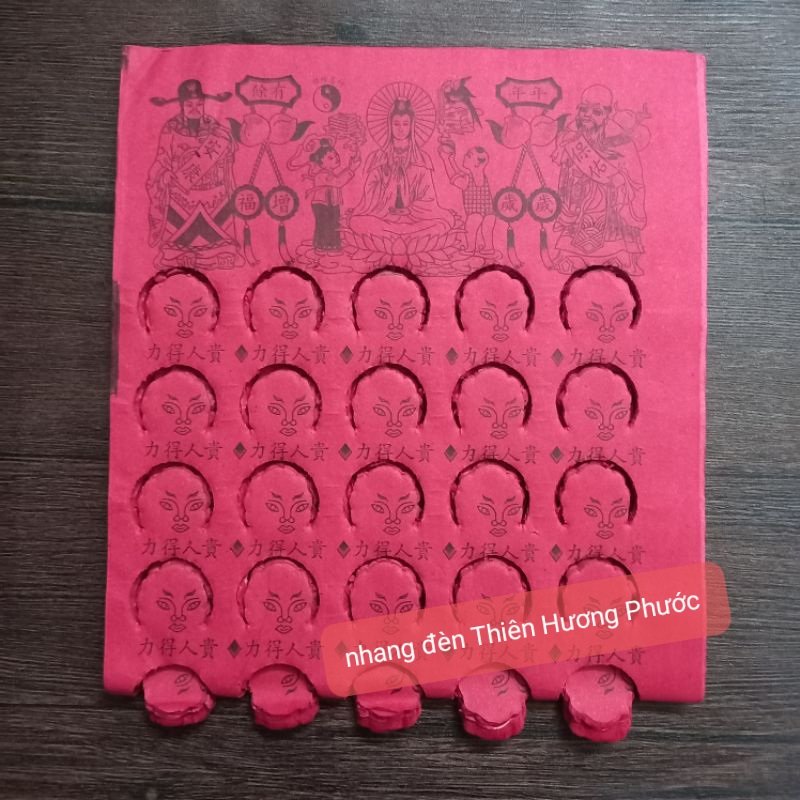 Giấy cúng quý nhân 100g in
