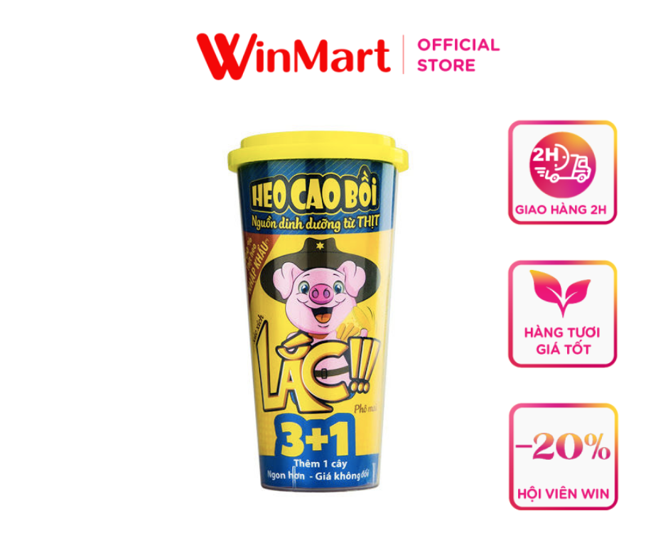 [Siêu thị WinMart] - Xúc xích Heo Cao Bồi lắc 3 cây x 30g