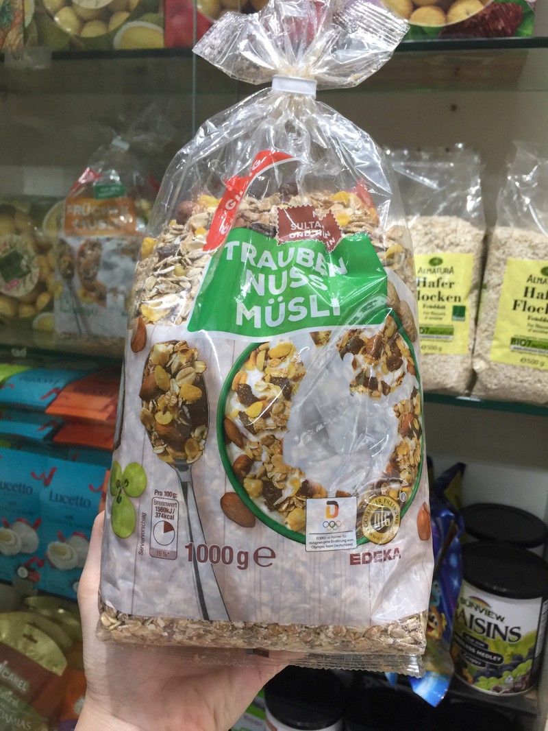 Ngũ cốc trái cây Gut & Gunstig Fruchte Musli gói 1000gr