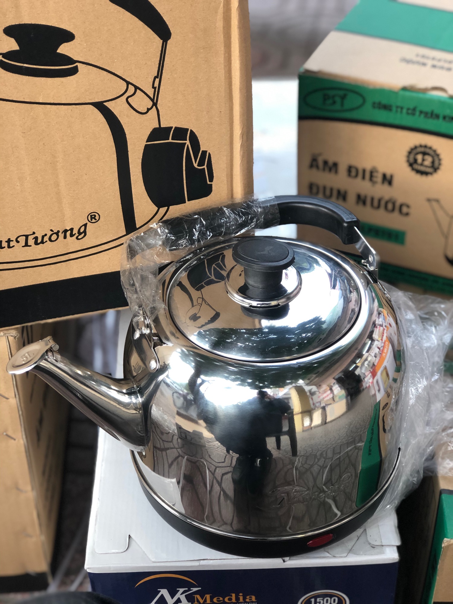 Ấm đun nước Đạt Tường 3L-5L có còi báo