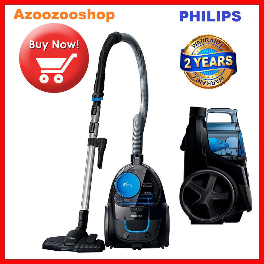 Máy hút bụi Philips FC9350 1800 W tạo sức hút mạnh mẽ bánh xe lớn để kiểm soát chuyển động trơn tru đầu hút Multi Clean mới giúp làm sạch kỹ lưỡng trên tất cả các loại sàn