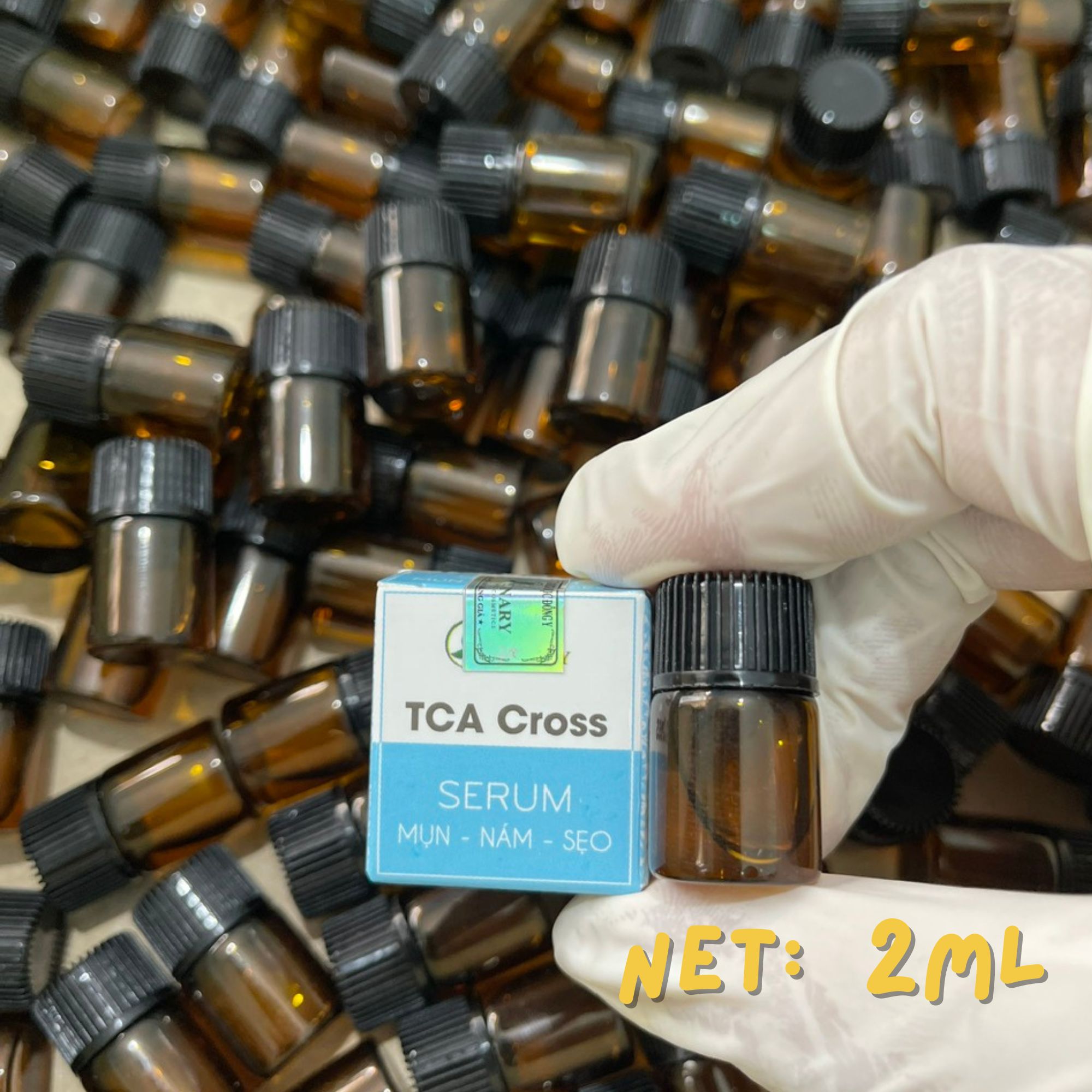 TCA - chấm tàn nhang, chấm nốt ruồi, chấm được cả đốm nâu.