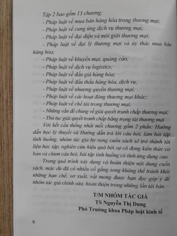 Hướng Dẫn Môn Học Luật Thương Mại ( Tập 2)