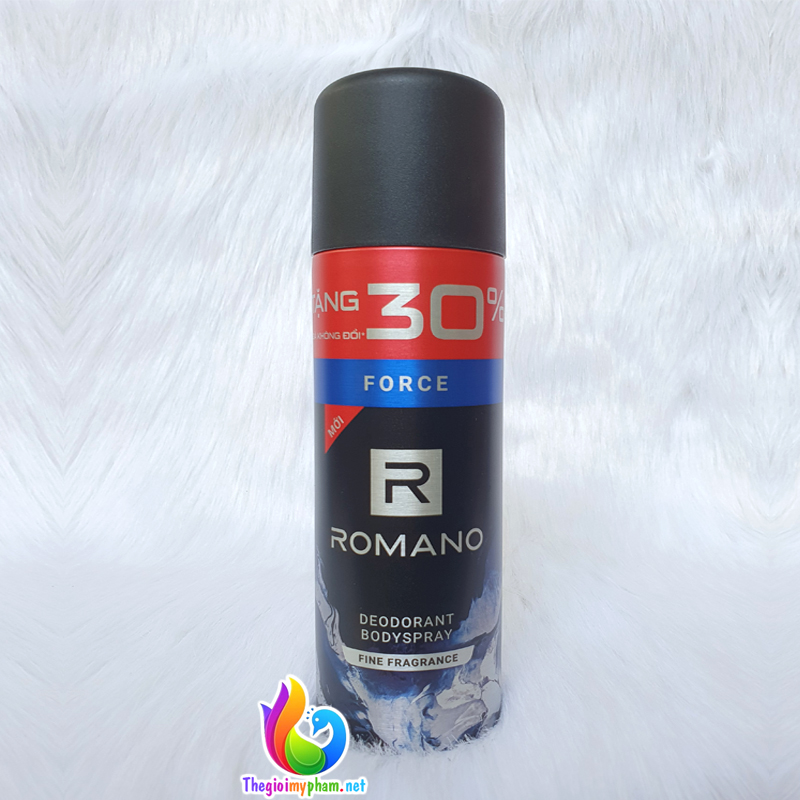 [Tặng Thêm 30%]Xịt Khử Mùi Toàn Thân Romano Force 150ml