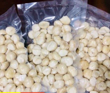 Nhân hạt Macca Úc bóc vỏ 200g ,500g ( bể nửa, nguyên hạt)