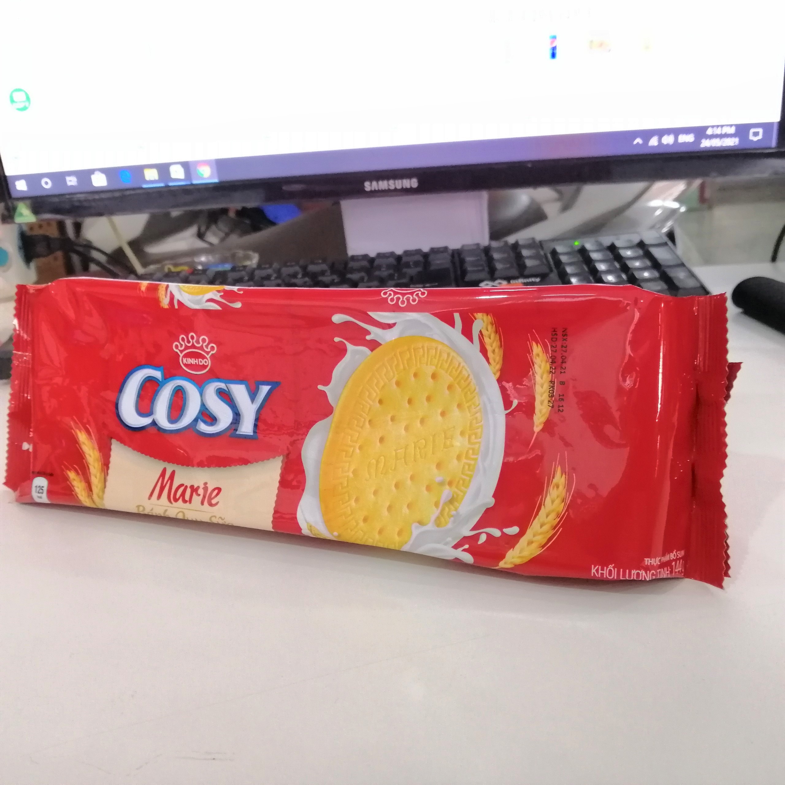 Bánh Quy Vị Sữa Cosy Marie (Gói 120g)