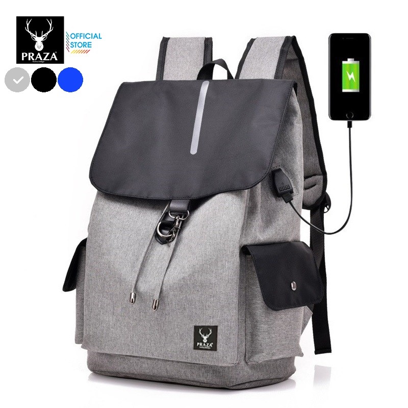 Balo Unisex Cao Cấp Có Cổng Sạc Praza - BL181