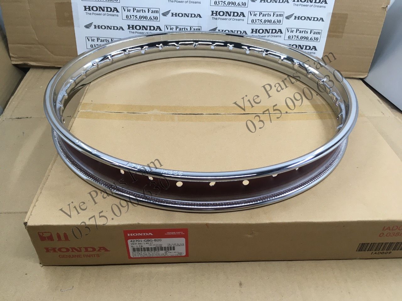 Niềng xe DREAM WAVE. Vành, hàng din Honda mới 100%