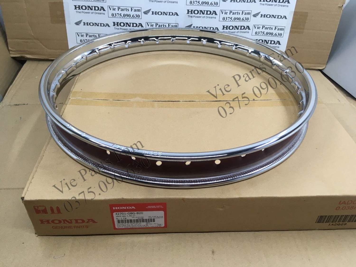 Niềng xe DREAM WAVE. Vành chính hiệu honda việt nam