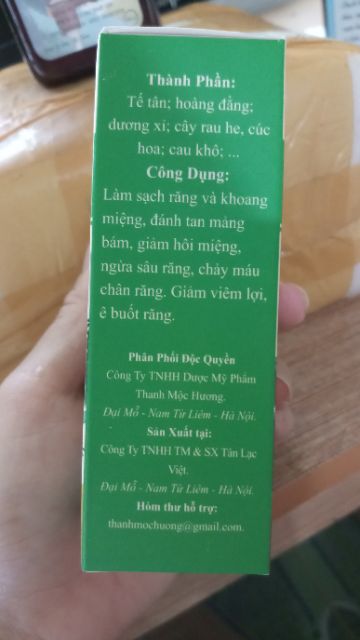 Nước Súc Miệng Mẹ Tấm Cam Kết Chuẩn 150Ml