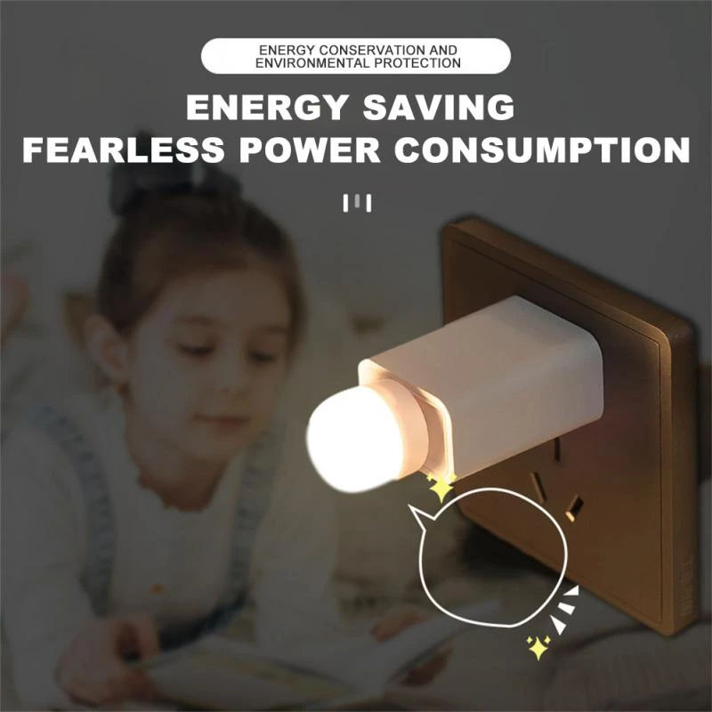 Bóng đèn ngủ đọc sách LED USB mini bảo vệ mắt với cổng USB