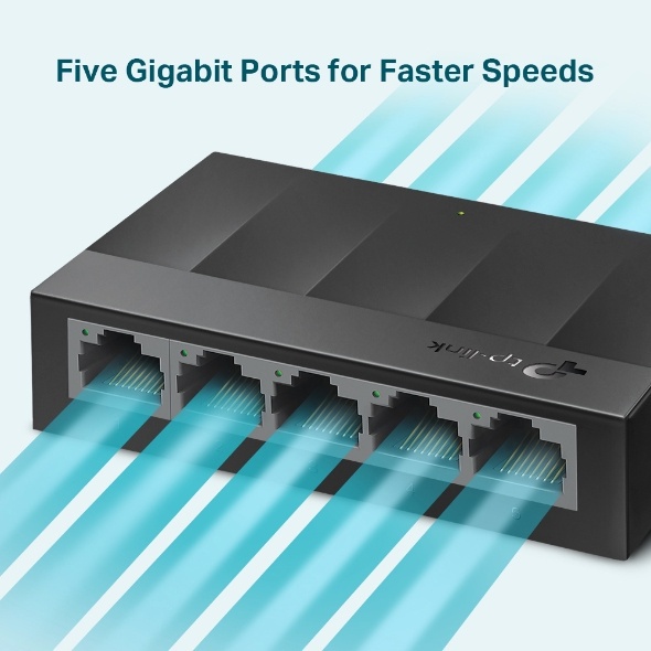 Thiết bị chuyển mạch Switch Để Bàn 5 Cổng Gigabit TP-LINK LS1005G