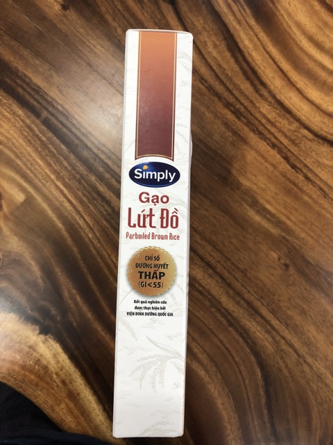 [HCM]GẠO LỨT ĐỒ SIMPLY HỘP 1KG