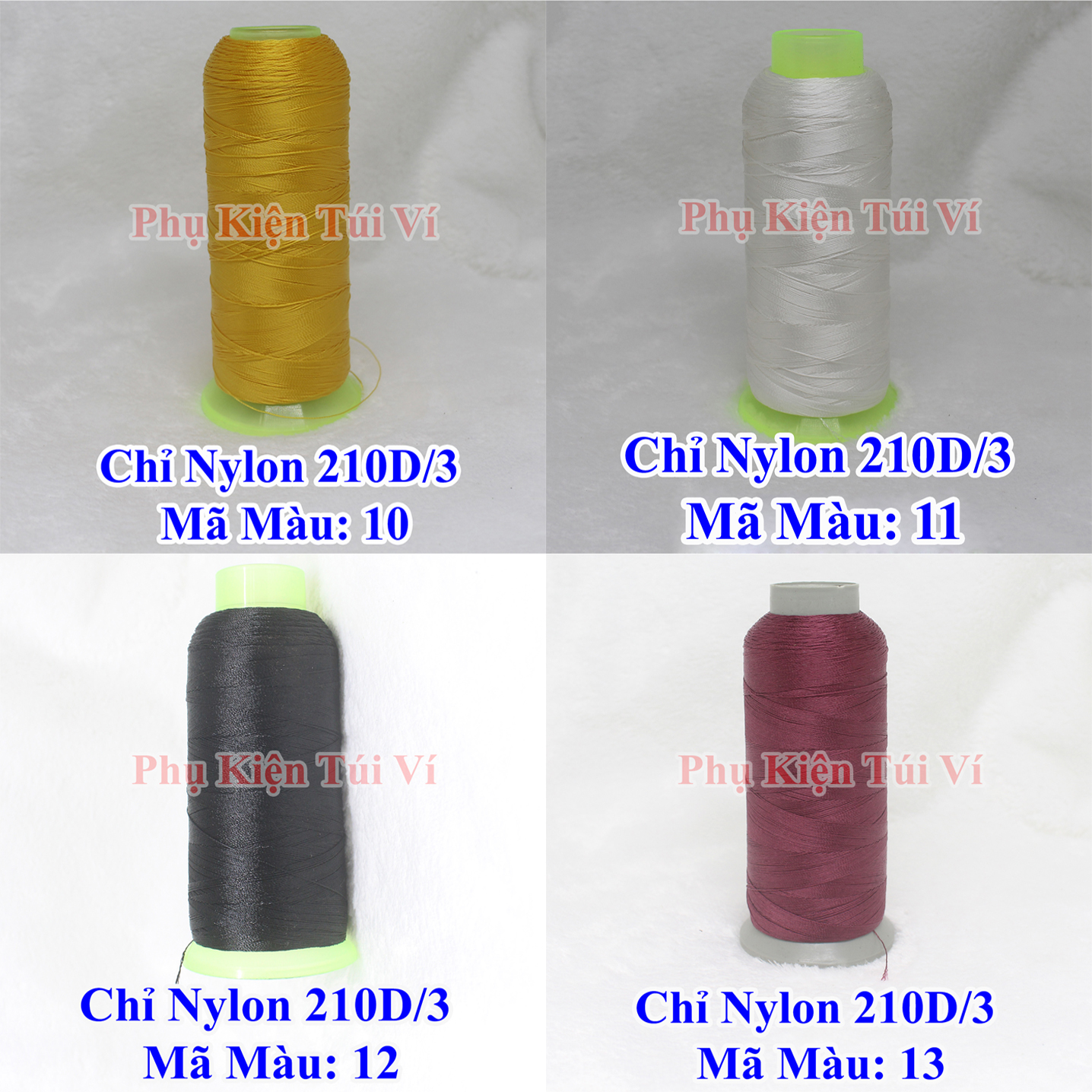 Chỉ nylon 210D/3 làm handmade