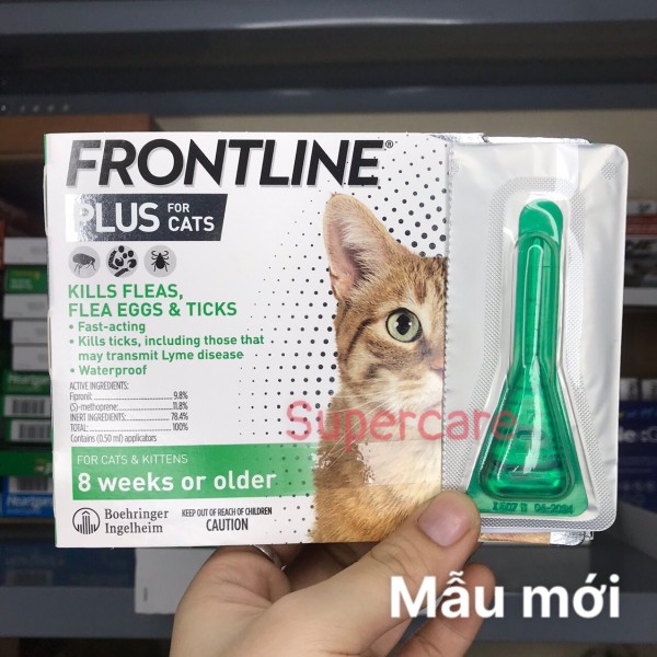 [HCM]1 Tuýp Frontline Plus Nhỏ Gáy Ve Bọ Chét Mèo