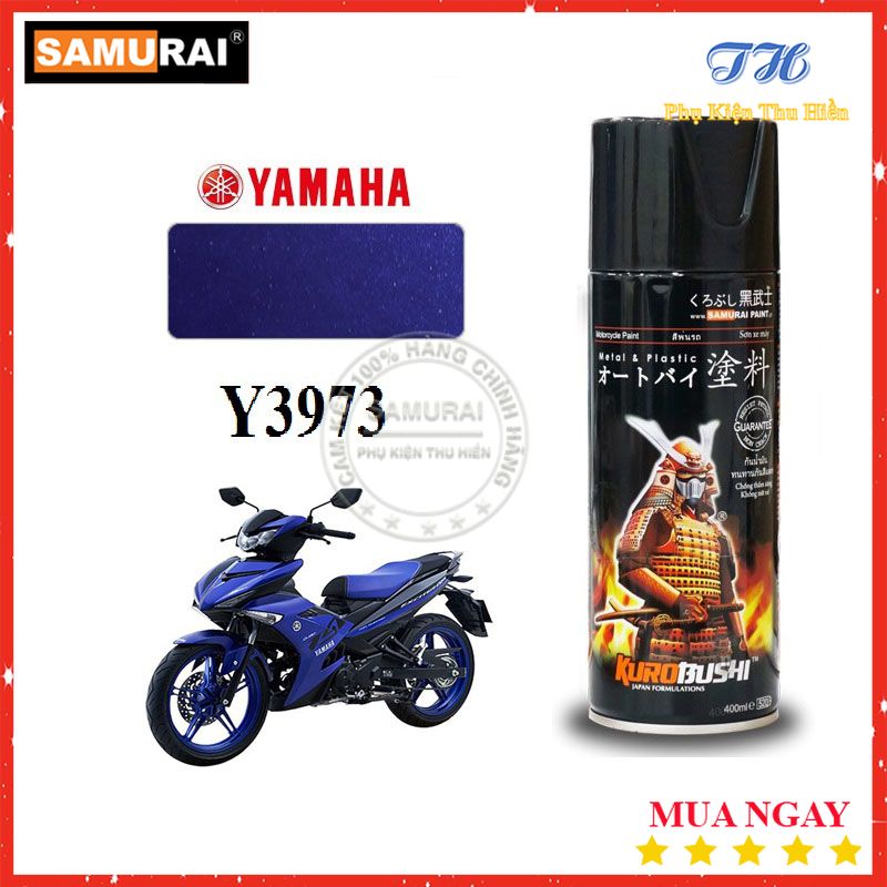 Sơn samurai y3973 màu xanh gp cho dòng xe yamaha exciter