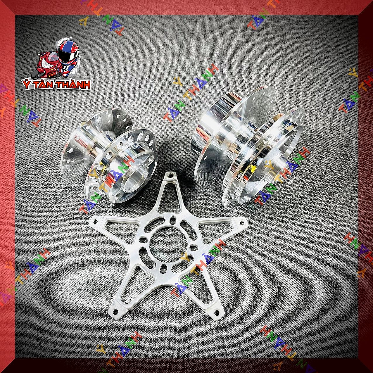 Cặp Đùm Satria,Raider Fi mạ Crom MS18