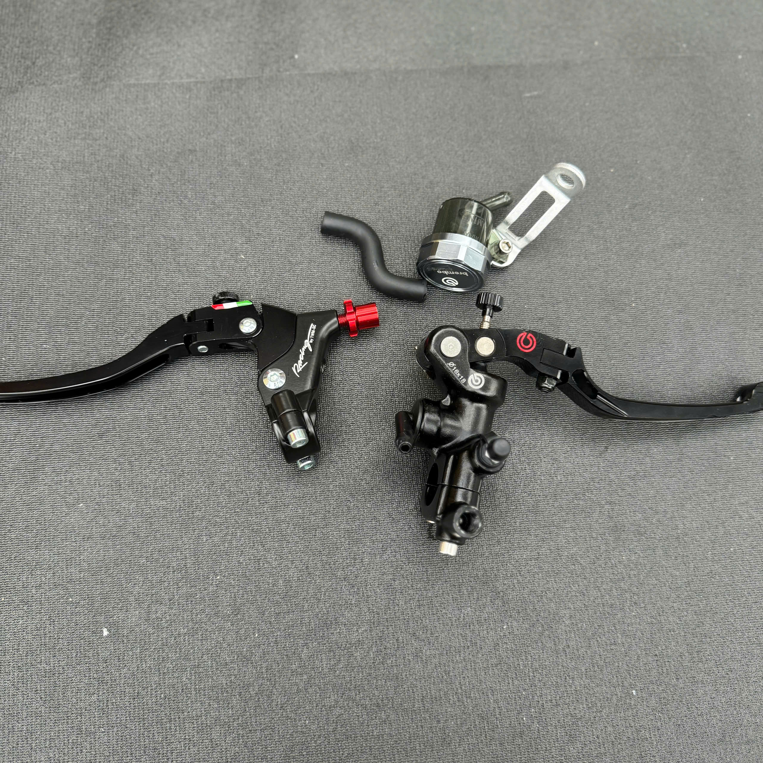 Tay thắng RCB bình dầu rời mod brembo A50 17mm phanh
