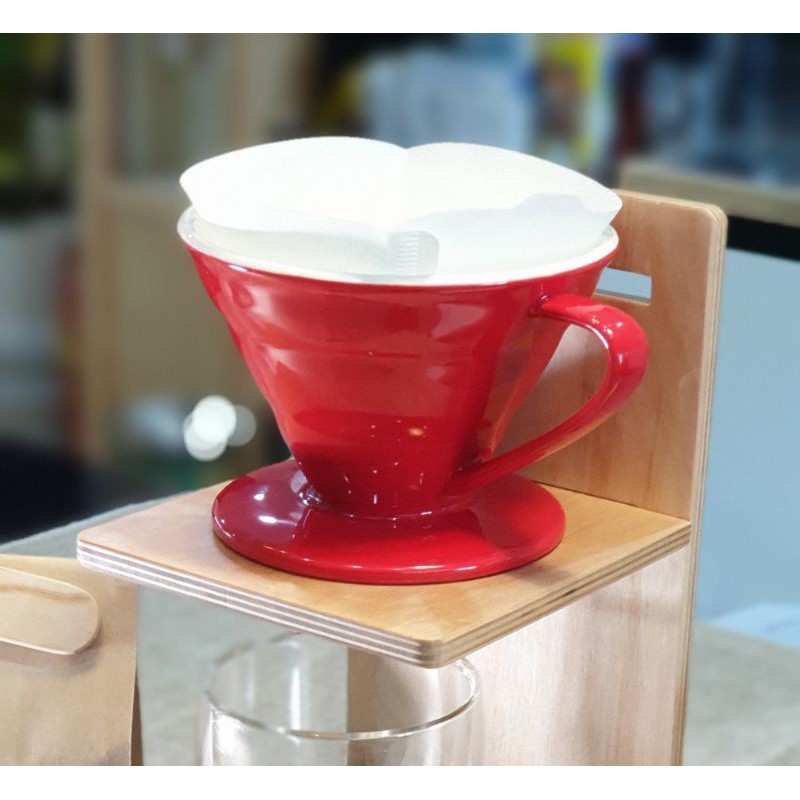Phễu pha cà phê V60 bằng sứ đủ màu sắc kích thước