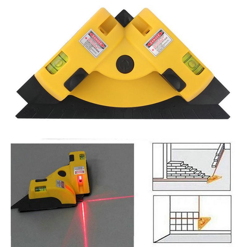 90 Degrees Vertical Horizontal Laser Line Projection Level works Tools ABS
