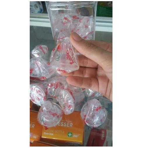 [HCM]BÁN LẺ NÚM TI VÚ PIGEON SIÊU MỀM BÌNH CỔ HẸP ĐỦ SIZE S M L