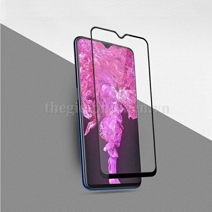 Kính cường lực 5D Xịn Full màn hình Oppo A7 - Hàng nhập khẩu