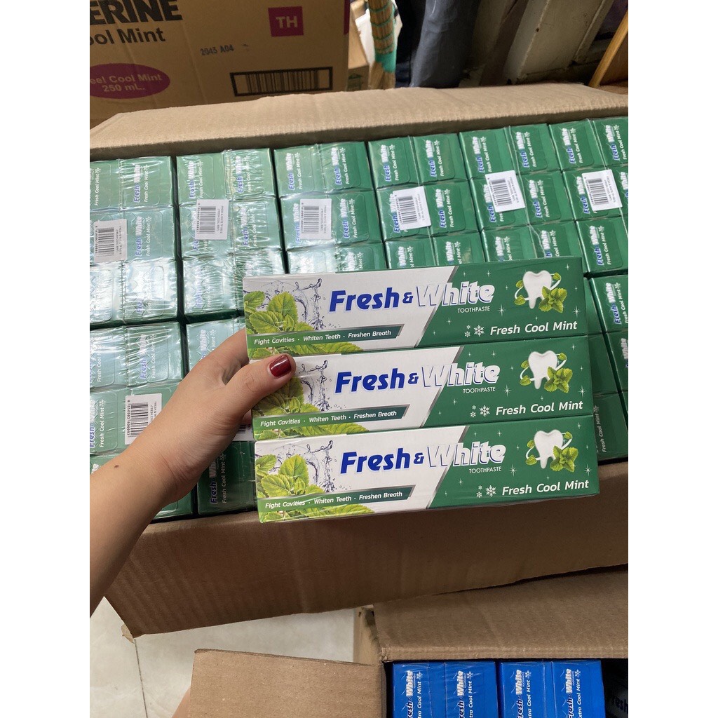 [CHÍNH HÃNG] Kem đánh răng Fresh White Thái Lan