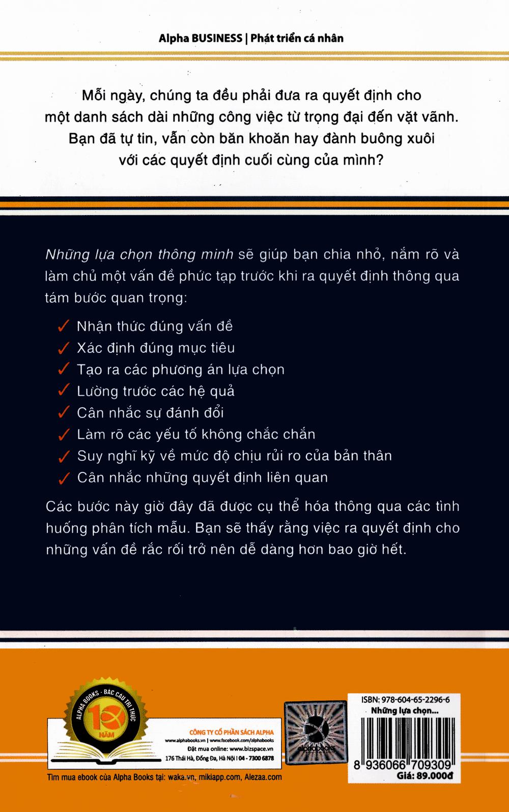 Những lựa chọn thông minh