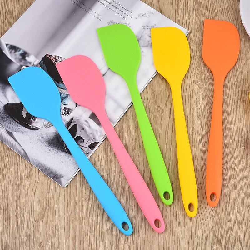 Phới (Spatula) trộn bột, phới dẹt silicon , muôi lật thức ăn