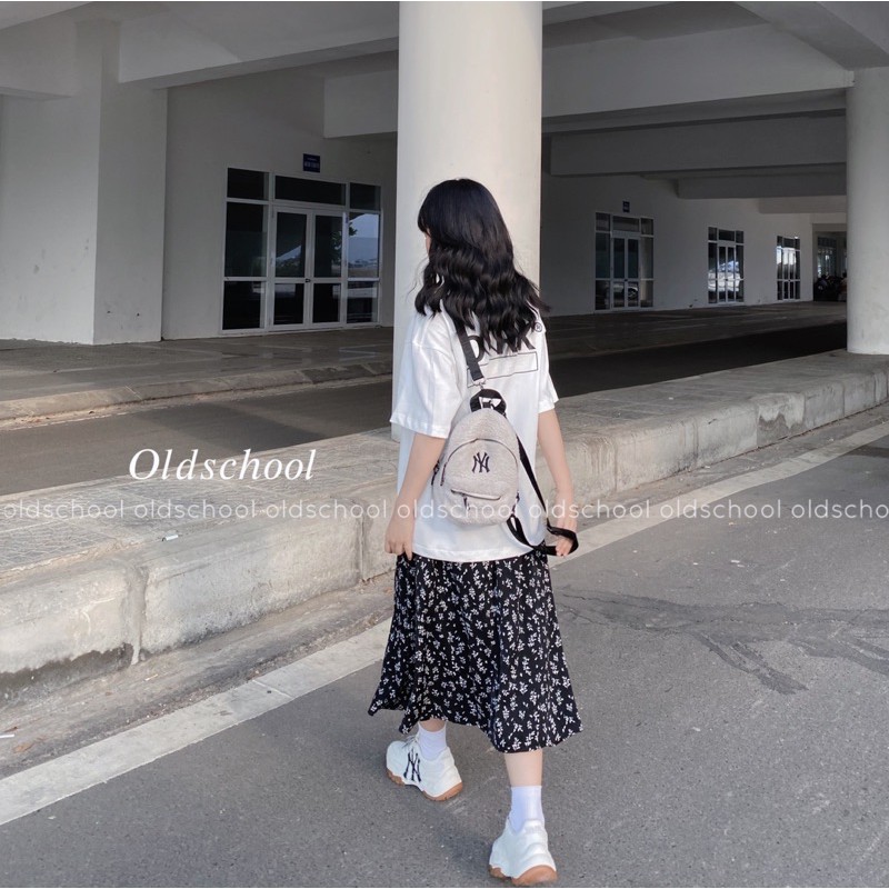 (Oldschoolcloth)CHÂN VÁY HOA ULZZANG CẠP CHUN (ảnh thật/sẵn)