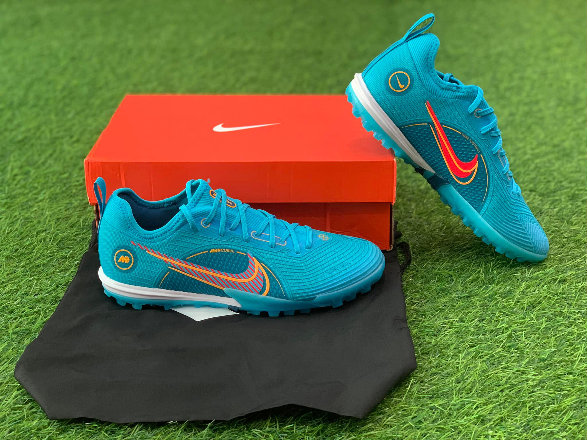[ Tặng túi rút + tất + hộp ] Giày Đá Bóng Mercurial Vapor 14 Pro TF