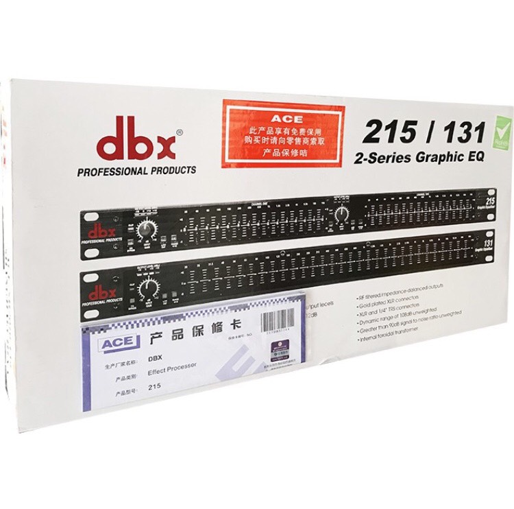 Lọc xì Equalizer DBX 215