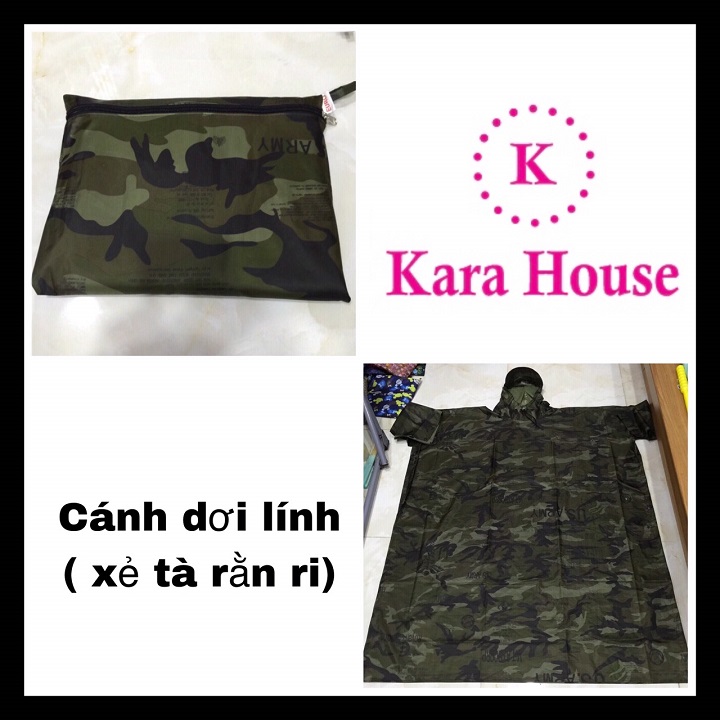 [HCM]Áo Mưa Cánh Dơi Vải Dù Chống Thấm Cao Cấp