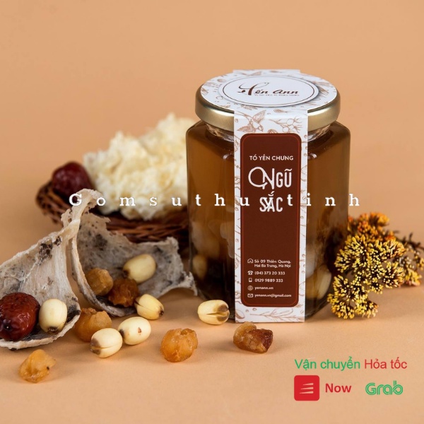 Hũ thủy tinh lục giác 180ml đựng thực phẩm