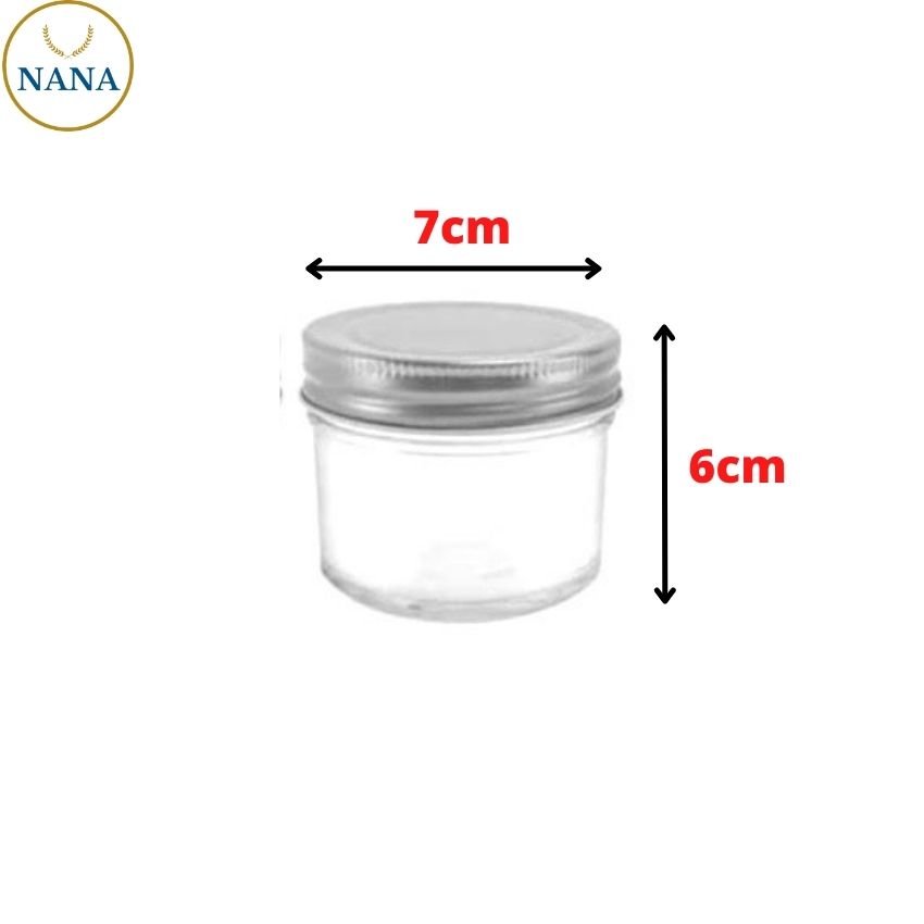 (HCM) ( Mua 11 tặng 1 ) Hũ thủy tinh 100ml dùng làm ( bánh plan - đựng mứt khô - trái cây sấy ) SG-Q96