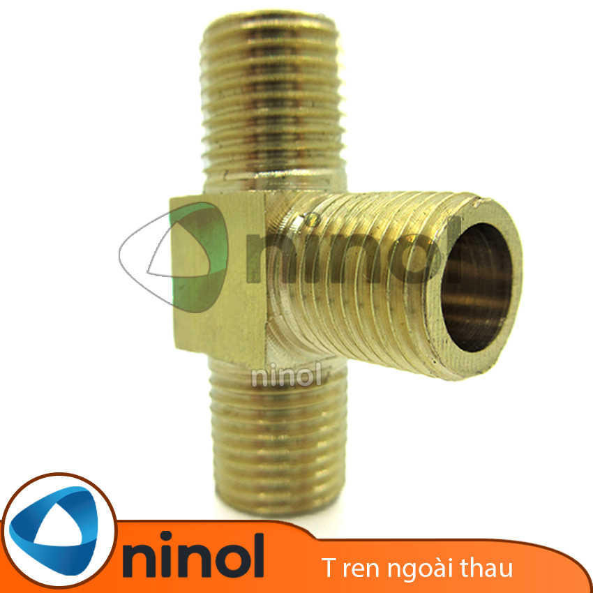 Nối thau chữ T ren ngoài