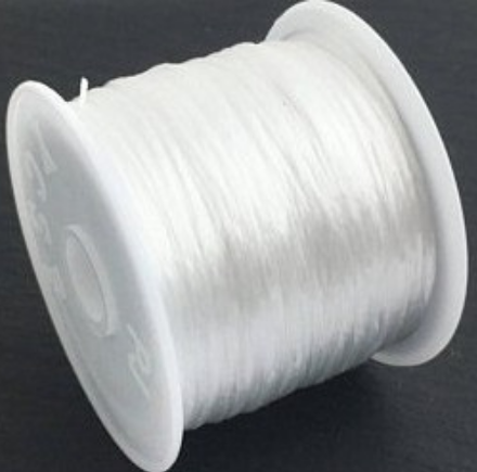 Dây cước thun lụa xỏ vòng hạt cuộn 10m