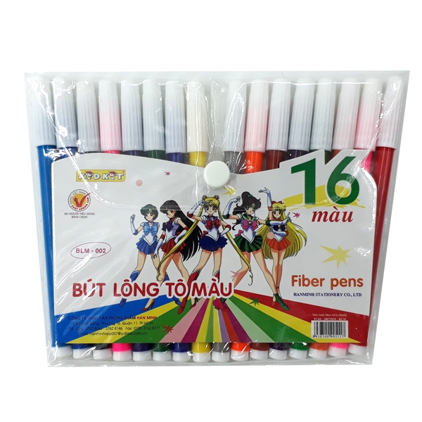 Viết lông 16 màu kidkit blm-002