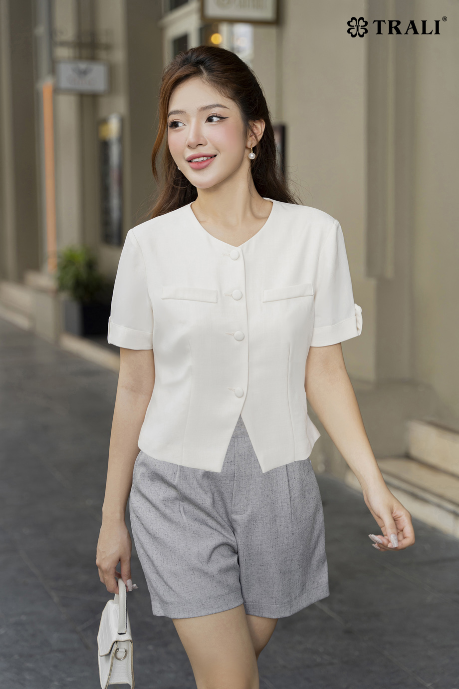 Áo Sơ Mi Nữ TRALI 24114