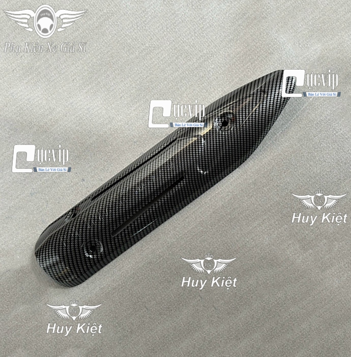 Ốp che pô exciter 135 sơn carbon, hàng chuẩn cực đẹp ms5794