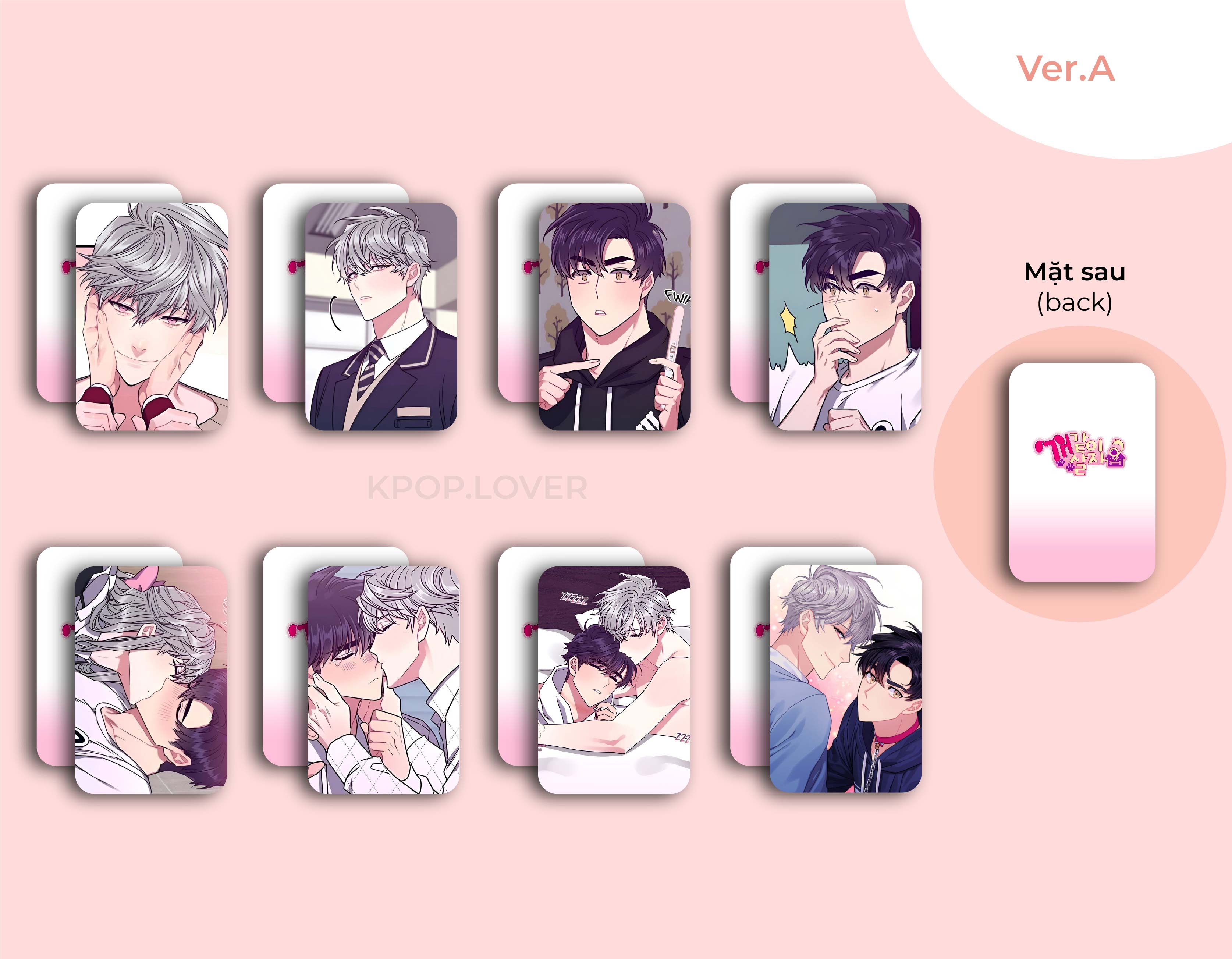 SET 8 CARD BO GÓC Make Me Bark