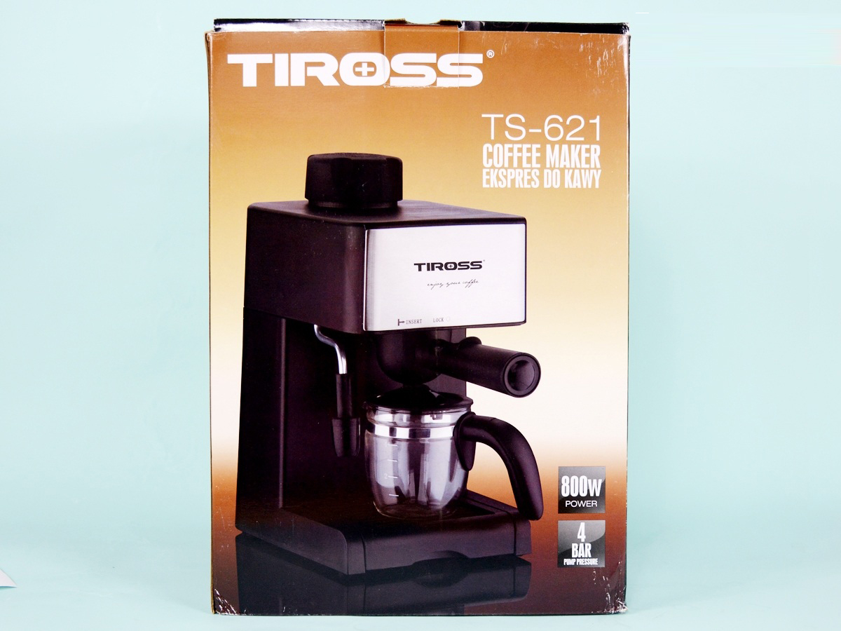 Máy pha cà phê Espresso Tiross TS-621 - Hàng Chính Hãng