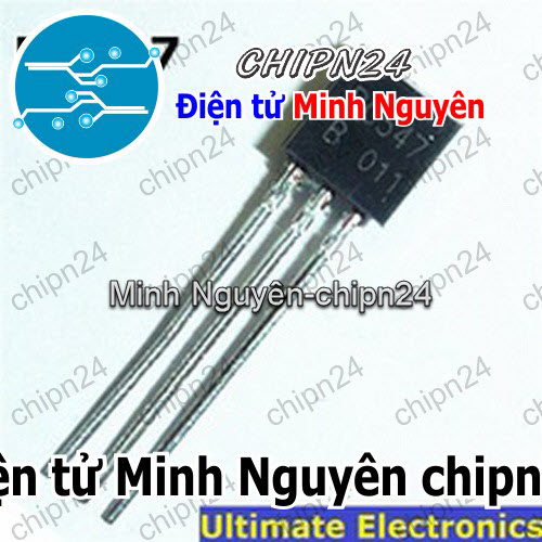 [25 con] (KT1) Transistor BC547 TO-92 NPN 100mA 45V (547) - HH000935