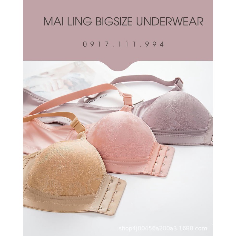 (Ảnh Thật) Áo Ngực Cài Trước Bigsize Cúp B |Size 36-44|