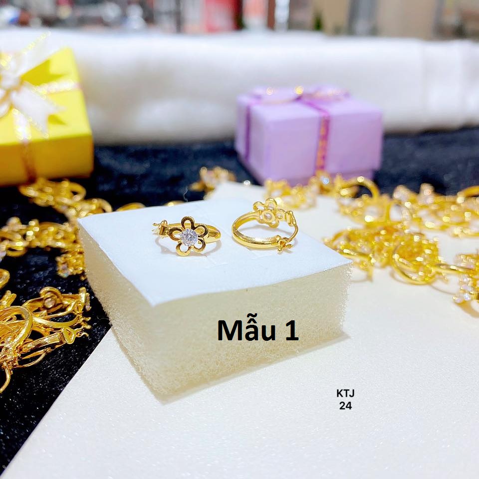 Bông tai vàng tây trẻ em các mẫu MS26