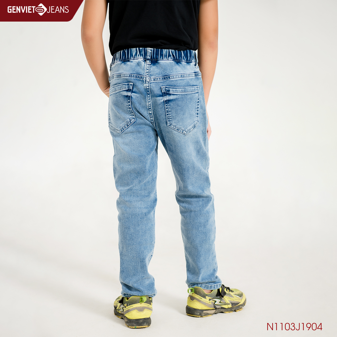 Quần Dài Jeans Bé Trai Basic N1103J1904 GENKIDS